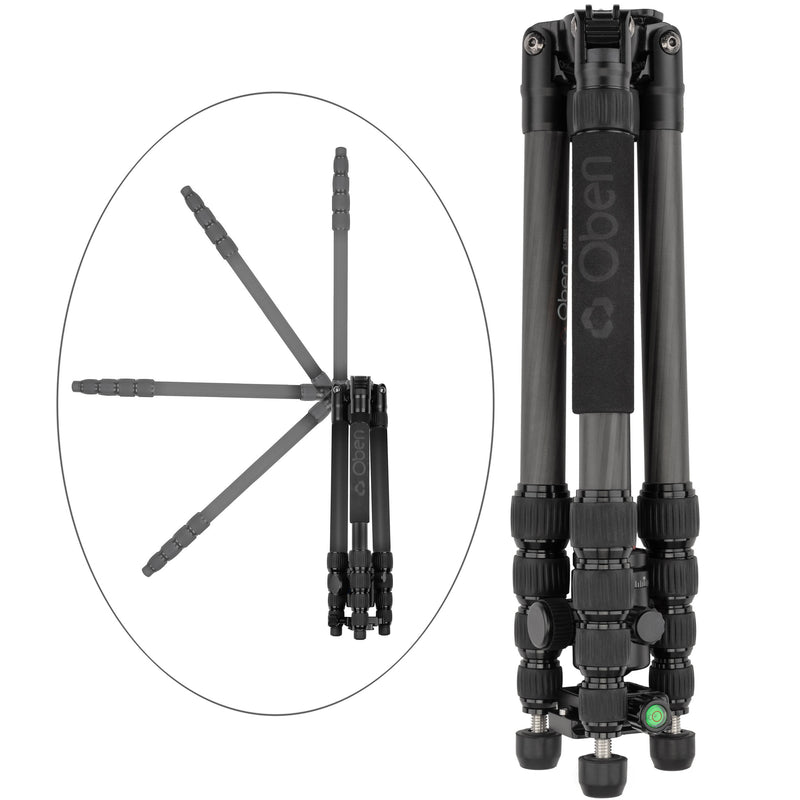 Oben CT-3565 Carbon Fiber Tripod and BZ-217T Triple-Action Ball Head