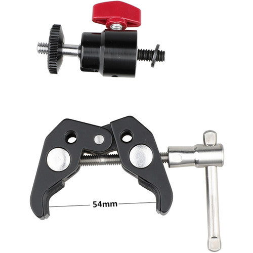 CAMVATE Crab Clamp with 360&deg; Mini Ball Head