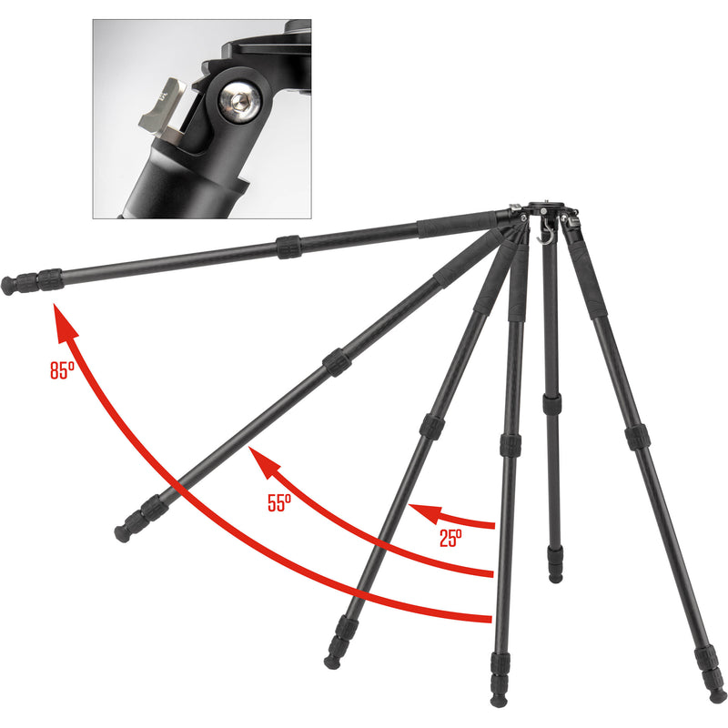 Robus RC-5558 Vantage Series 3 Carbon Fiber Tripod