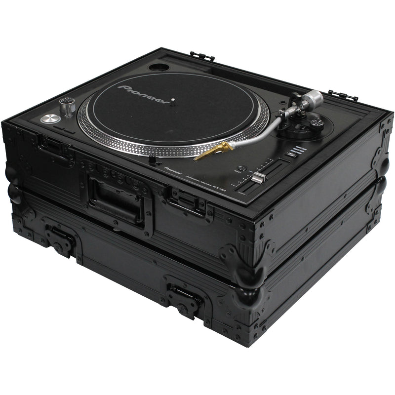 Odyssey Innovative Designs Black Label Universal Case for Technics 1200 Style DJ Turntables