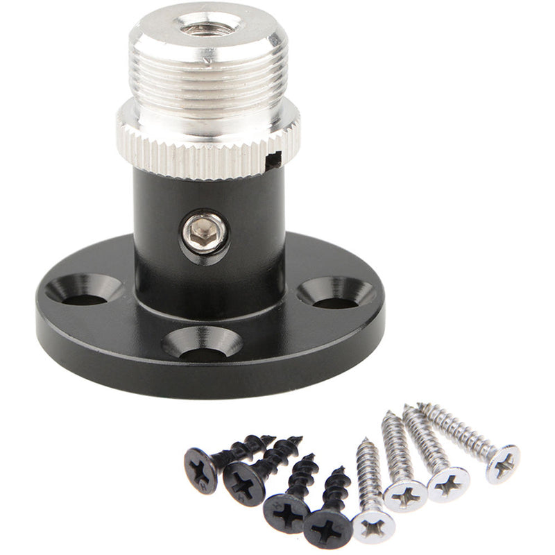 CAMVATE Round Table Mount with 1/4"-20 Thread and Mic Adapter Screw