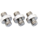 CAMVATE 3/8"-16 Male to 3/8"-16 Male Screw Adapter (3-Pack)