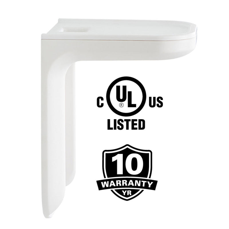 SANUS Outlet Shelf for Sonos One & PLAY:1 (White, Single)