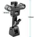 CAMVATE Adjustable Monitor Support with 15mm Rod Block