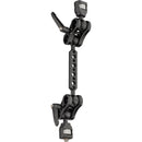 Axler 12" Dual Mega Ball Clamp Arm with 1/4"-20 and 3/8"-16 ARRI Accessory Mount