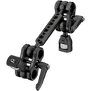 Axler 12" Dual Mega Ball Clamp Arm with 1/4"-20 and 3/8"-16 ARRI Accessory Mount