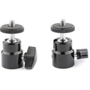 CAMVATE 1/4"-20 Mini Ball Head (2-Pack)