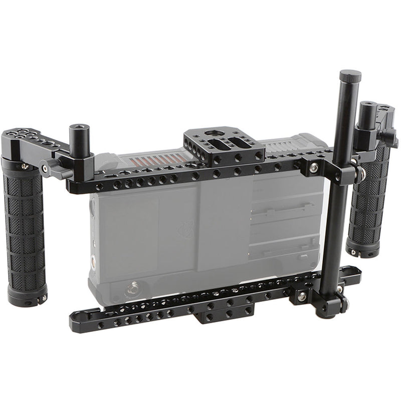 CAMVATE Monitor Cage Kit with Adjustable Rubber Handgrips