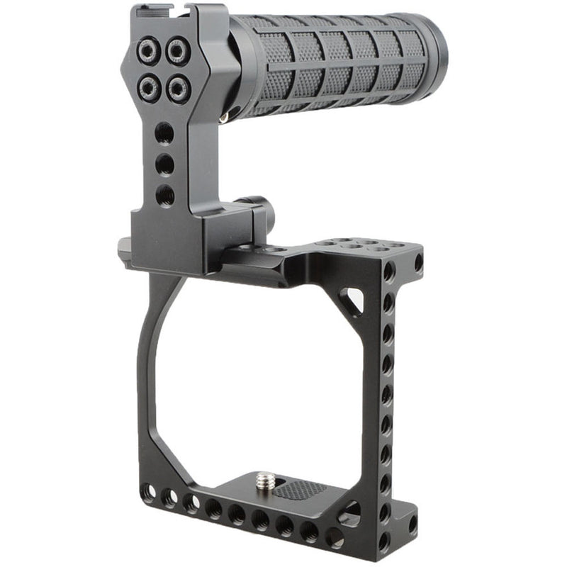 CAMVATE Camera Cage with Quick Release Rubber Top Handle