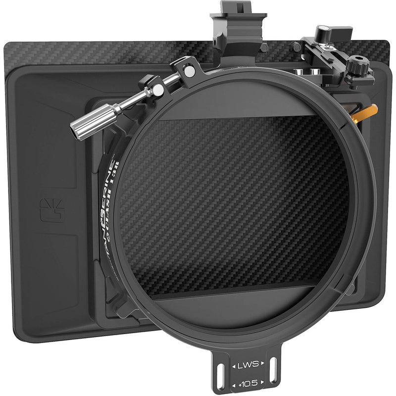 Bright Tangerine Carbon Fiber Top Flag Cover for Clash 138 Matte Box