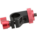 CAMVATE Single 15mm Rod Clamp (Red Nut)