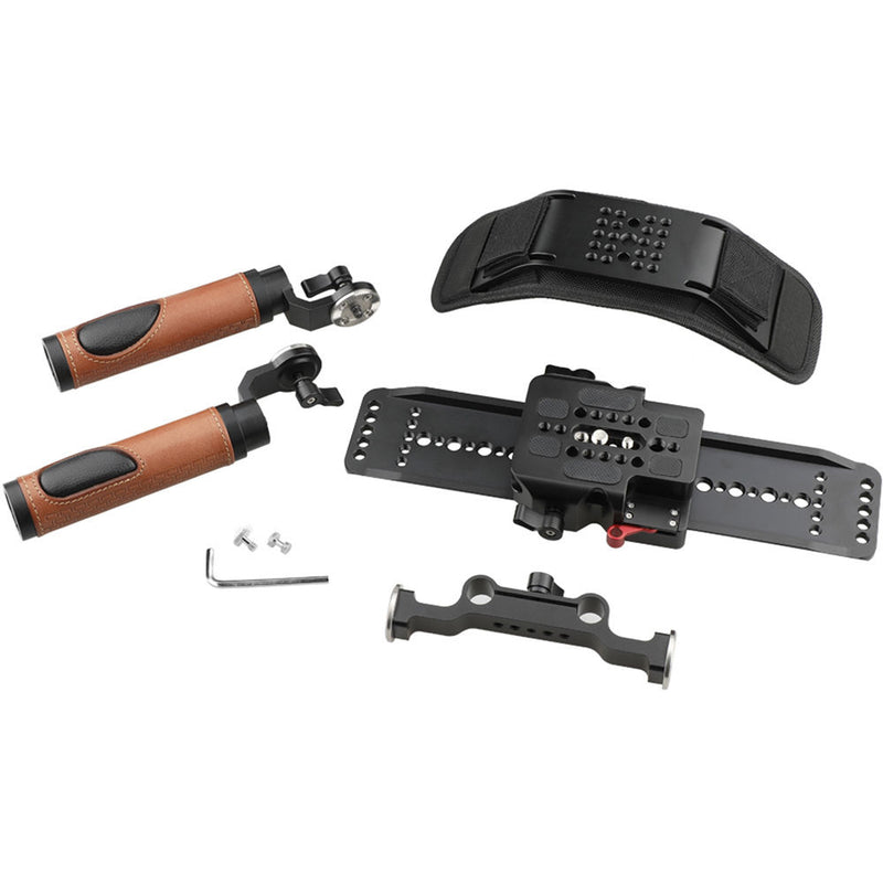 CAMVATE Shoulder Rig Handle Kit for Select Camera