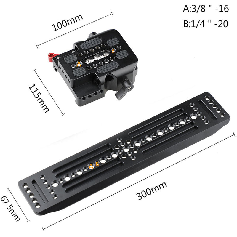 CAMVATE Shoulder Rig Handle Kit for Select Camera