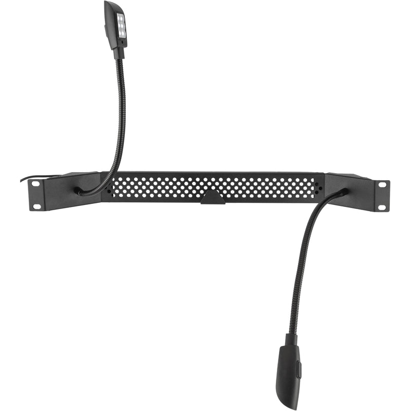 Auray DLED6-RM Rackmount Dual 6-LED Gooseneck Lights