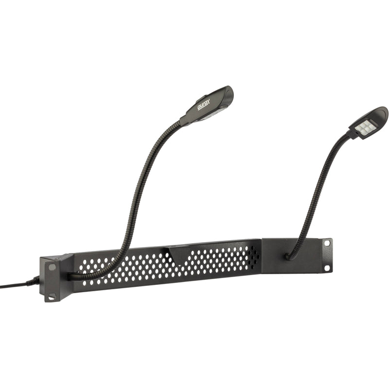 Auray DLED6-RM Rackmount Dual 6-LED Gooseneck Lights