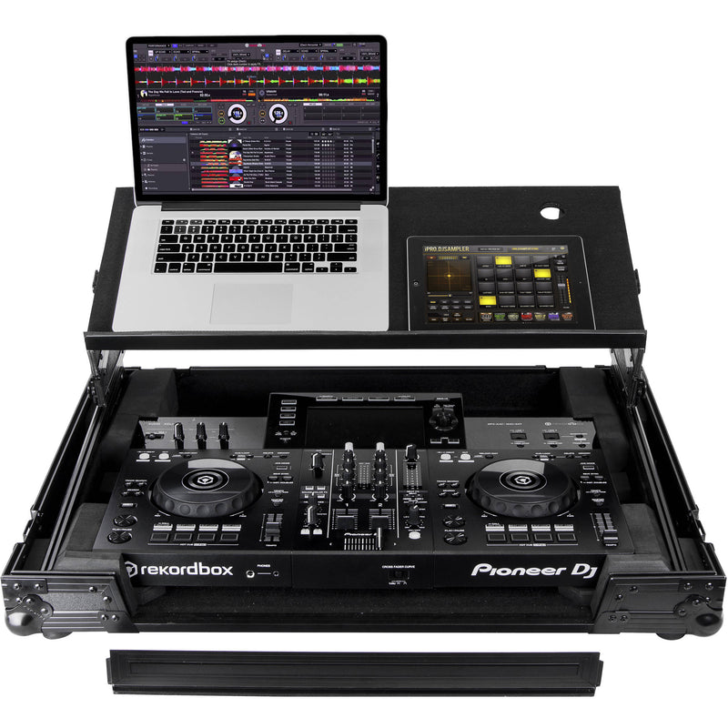 Odyssey Innovative Designs Black Label Pioneer XDJ-RR DJ Controller Producer Glide Style Case with Angled Glide Platform