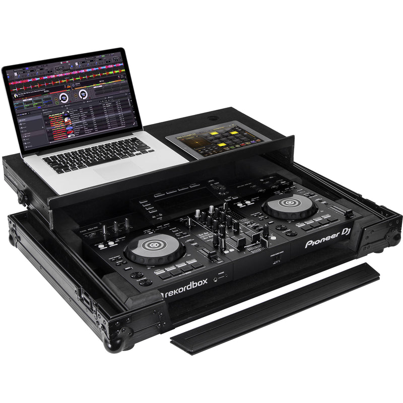 Odyssey Innovative Designs Black Label Pioneer XDJ-RR DJ Controller Producer Glide Style Case with Angled Glide Platform