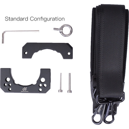 DigitalFoto Solution Limited Spider Gimbal Support Plate with Strap for DJI Ronin-S and Zhiyun Crane 2