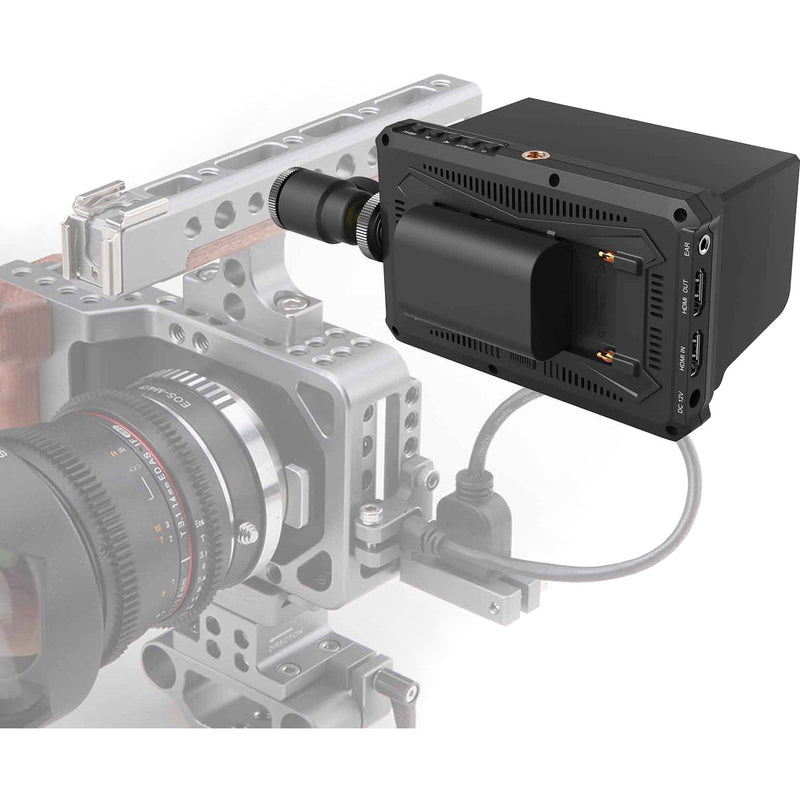 GyroVu Lightweight 5" On-Camera HDMI Monitor with Carbon Fiber Clamp for DJI Ronin Series