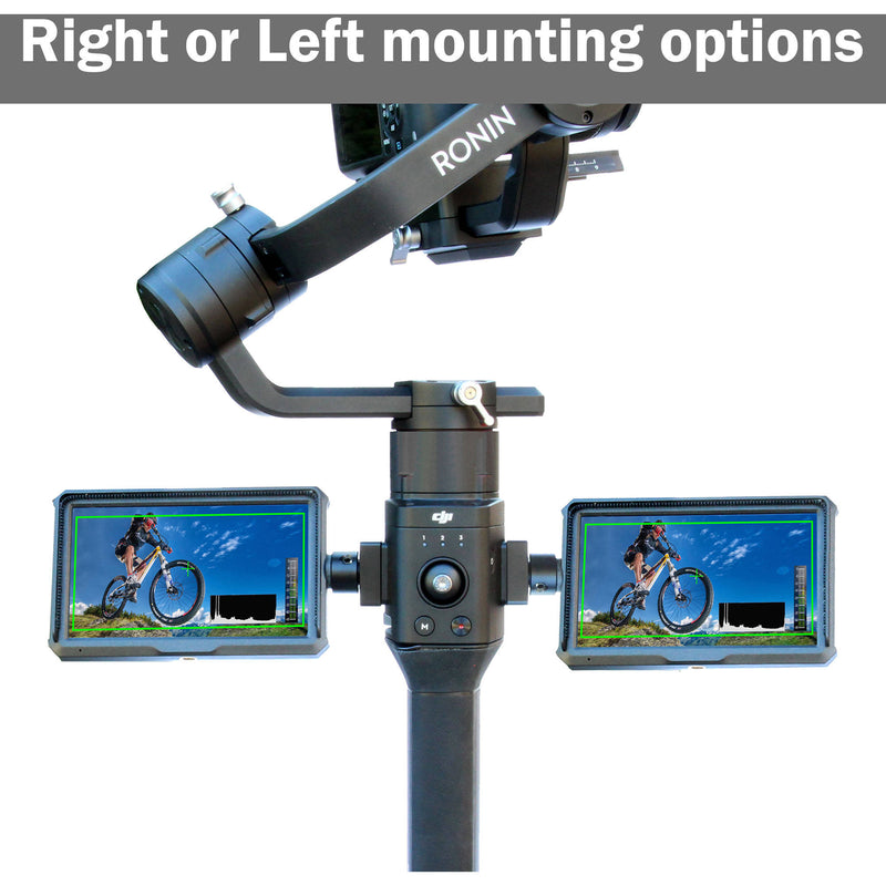 GyroVu Lightweight 5" On-Camera HDMI Monitor with 360&deg; Swivel Mount for DJI Ronin-S