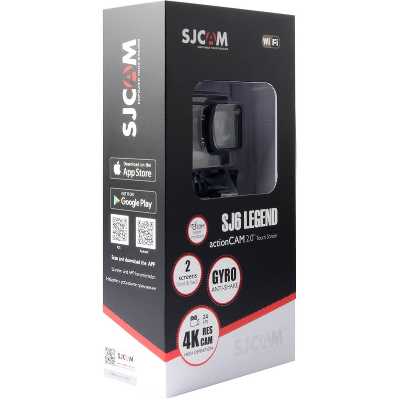 SJCAM SJ6 Legend 4K Action Camera (Black)