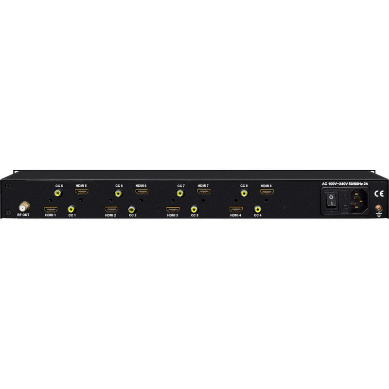 Thor 8-Channel HDMI to QAM Modulator with CC and Ultra Low Latency