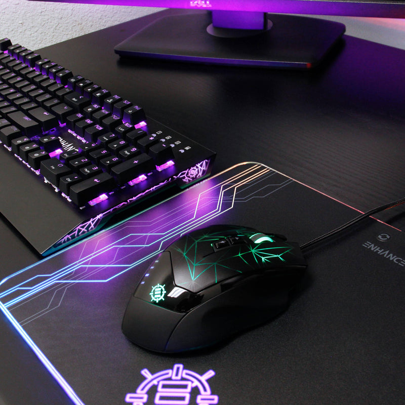 Enhance ENHANCE LED Gaming Mouse Pad