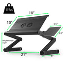 Uncaged Ergonomics Workez Cool Laptop Riser Lap Desk (Black)