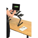 Uncaged Ergonomics Workez Cool Laptop Riser Lap Desk (Black)