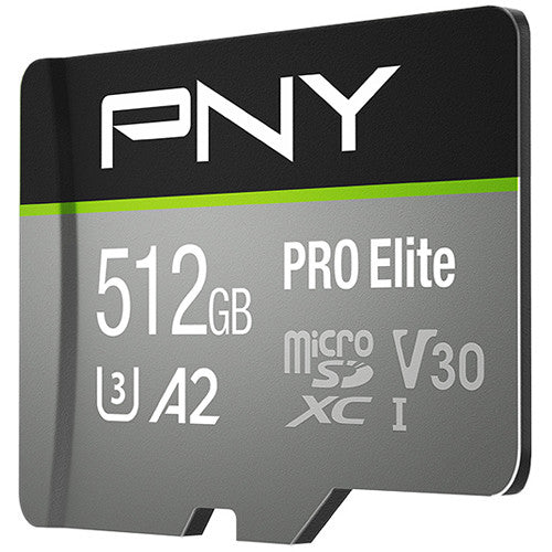 PNY Technologies U3 Pro Elite MicroSD Card - 512GB