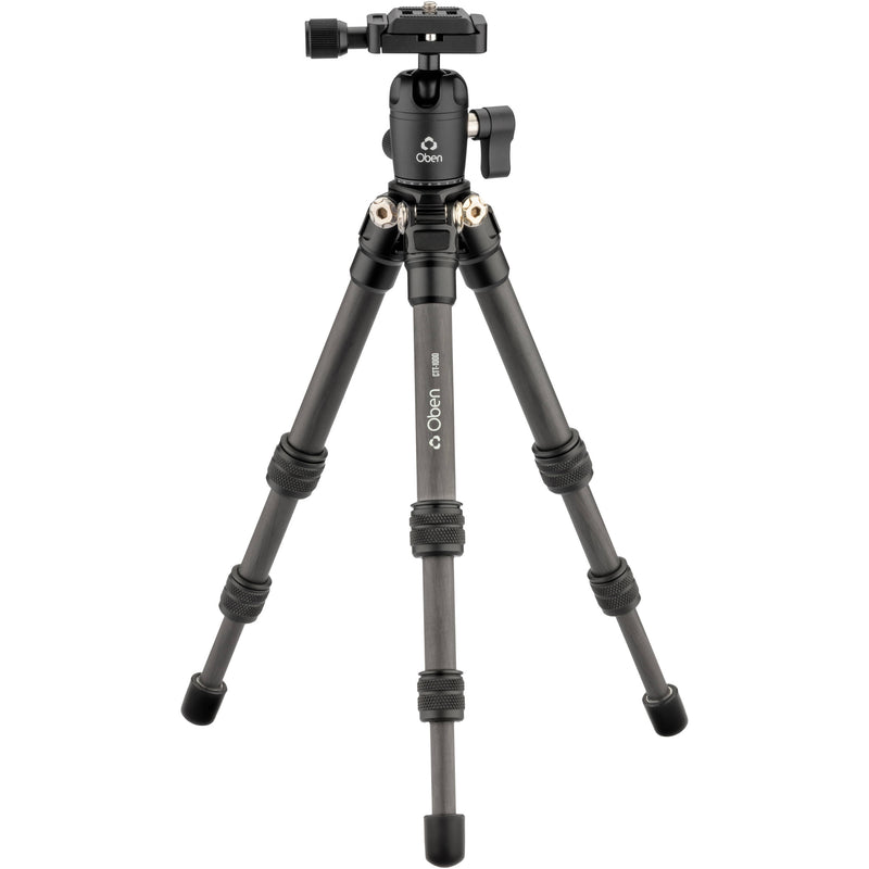 Oben CTT-1000 Carbon Fiber Tabletop Tripod and Oben SPA-1000 Arca-Type Smartphone Tripod Adapter Kit