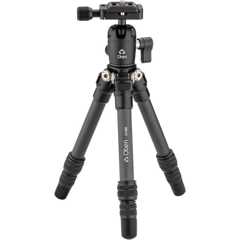 Oben CTT-1000 Carbon Fiber Tabletop Tripod and Oben SPA-1000 Arca-Type Smartphone Tripod Adapter Kit