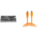 Tether Tools USB 2.0 Type-C to Mini-USB Type-B Cable & QR Plus Quick Release Plate Kit