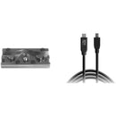 Tether Tools TetherPro USB Cable with TetherBLOCK Quick Release Plate Kit (USB Type-C Male to 5-Pin Mini-USB 2.0 Type-B Male, Black)