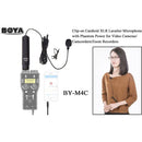 BOYA BY-M44C Cardioid Lavalier Microphone