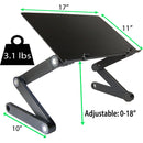 Uncaged Ergonomics Workez Professional Laptop Stand (Black)