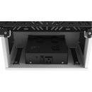 Atlas Sound 1x2 CeilingMount Rack/2RU,1/2 Wide Ambitilt Shelf/Intgrtd Current Sensing PWRPK/No Projector PoleMnt