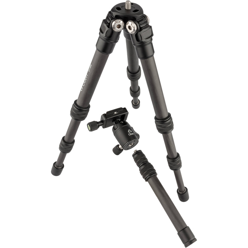 Oben CTT-1000 Carbon Fiber Tabletop Tripod and Oben SPA-1000 Arca-Type Smartphone Tripod Adapter Kit