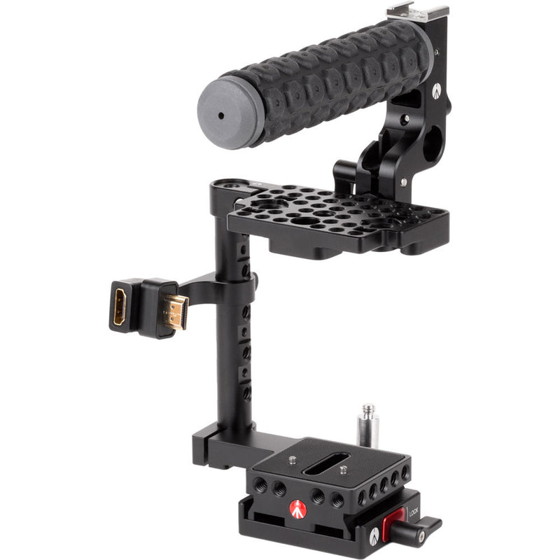 Wooden Camera Unified BMPCC4K Camera Cage (Rubber Handle)