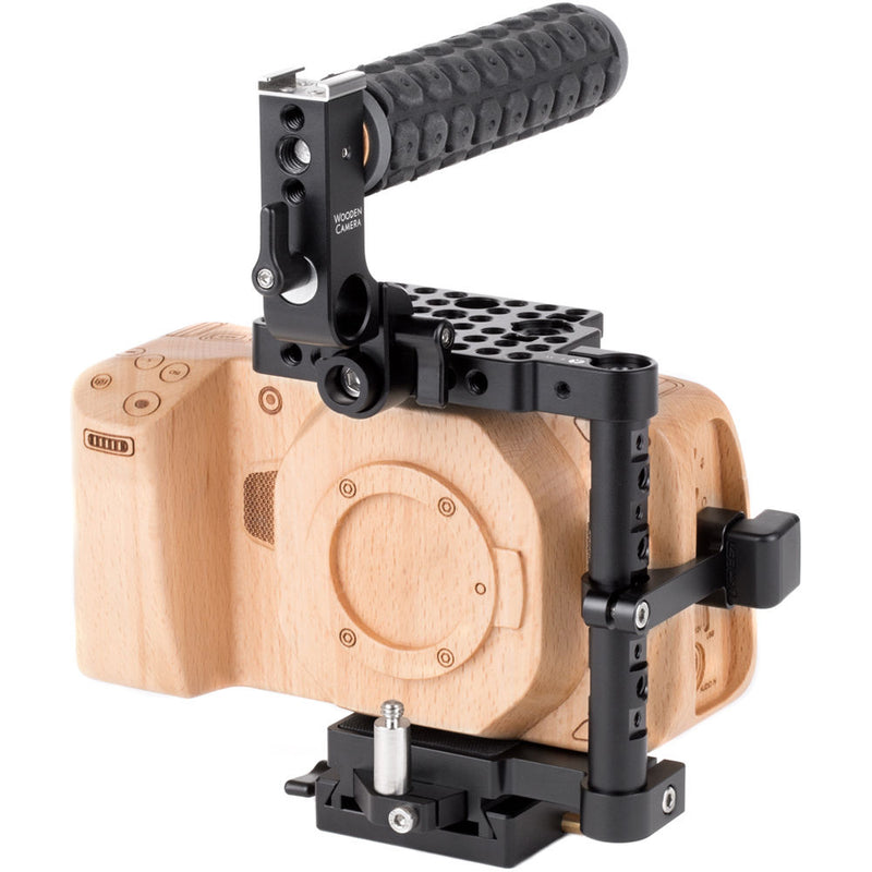 Wooden Camera Unified BMPCC4K Camera Cage (Rubber Handle)