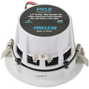 Pyle Pro PDICBLE35 4.0" Aluminum Alloy Frame Ceiling/Wall Speakers with LED Light (Pair)