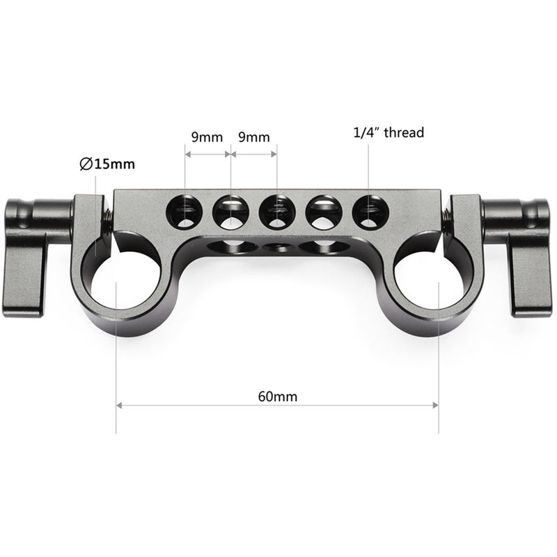 SmallRig Lightweight 15mm Rod Block (2-Pack)