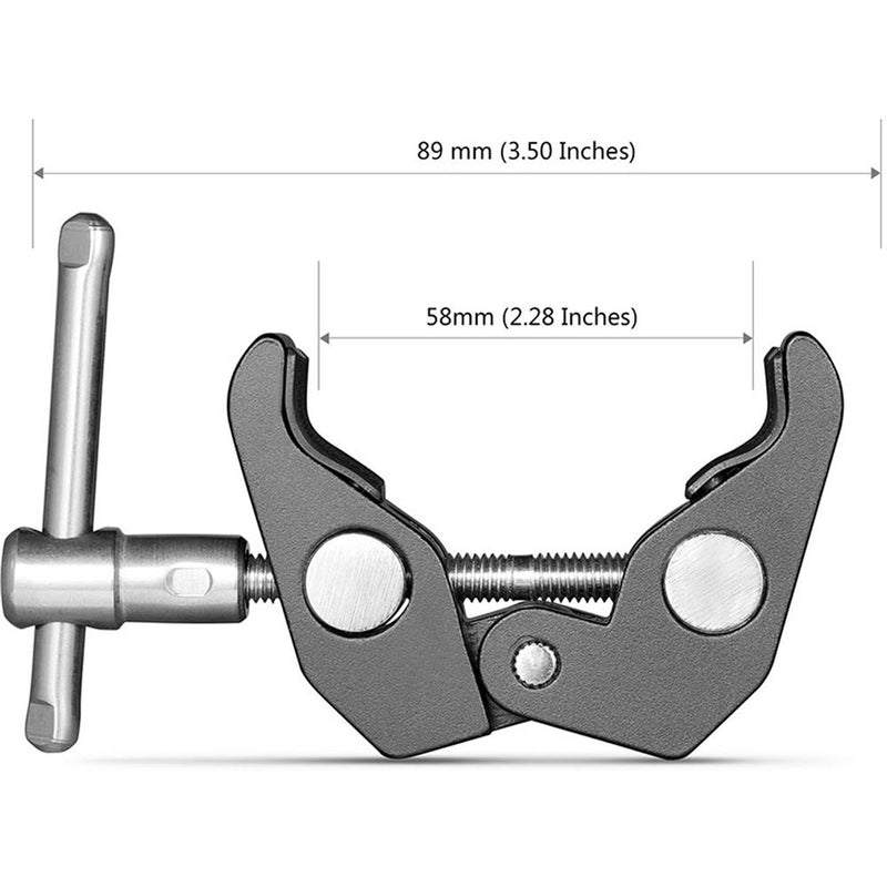 SmallRig Super Clamp with 1/4 and 3/8" Thread (2-Pieces/Pack)