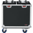 Gator Cases G-Tour Flight Case for Two 350-Style Moving Head Lights (Black)