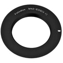 FotodioX Lens Mount Adapter Compatible with M42 Type 1 Screw Mount SLR Lens to Canon EF and EF-S Mounts