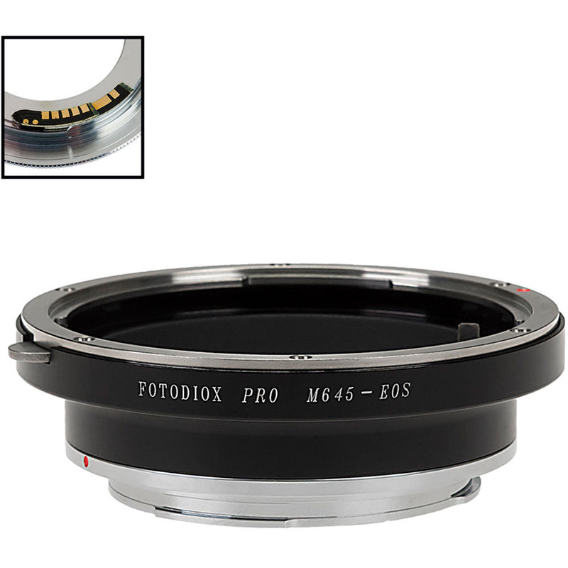 FotodioX Pro Lens Mount Adapter Compatible with Mamiya 645 Mount Lenses to Canon EF and EF-S Mounts