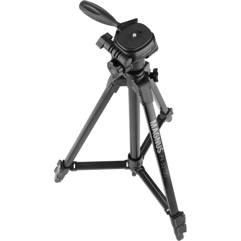 Magnus PV-3310G Photo/Video Tripod with Geared Center Column