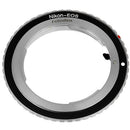 FotodioX Lens Mount Adapter Compatible with Nikkor F Mount Lens to Canon EF and EF-S Mounts