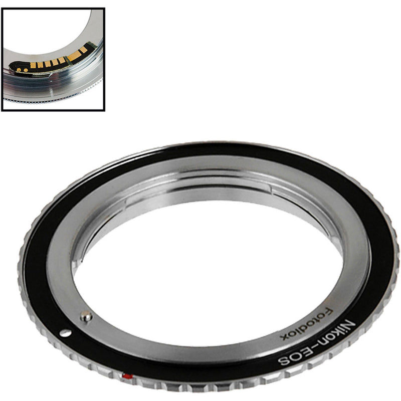 FotodioX Lens Mount Adapter Compatible with Nikkor F Mount Lens to Canon EF and EF-S Mounts