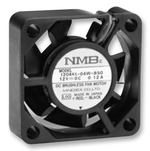 NMB TECHNOLOGIES 2404KL-04W-B50-B00 Axial Fan, 2404KL Series, 12 V, DC, 60 mm, 10 mm, 36 dBA, 19 cu.ft/min